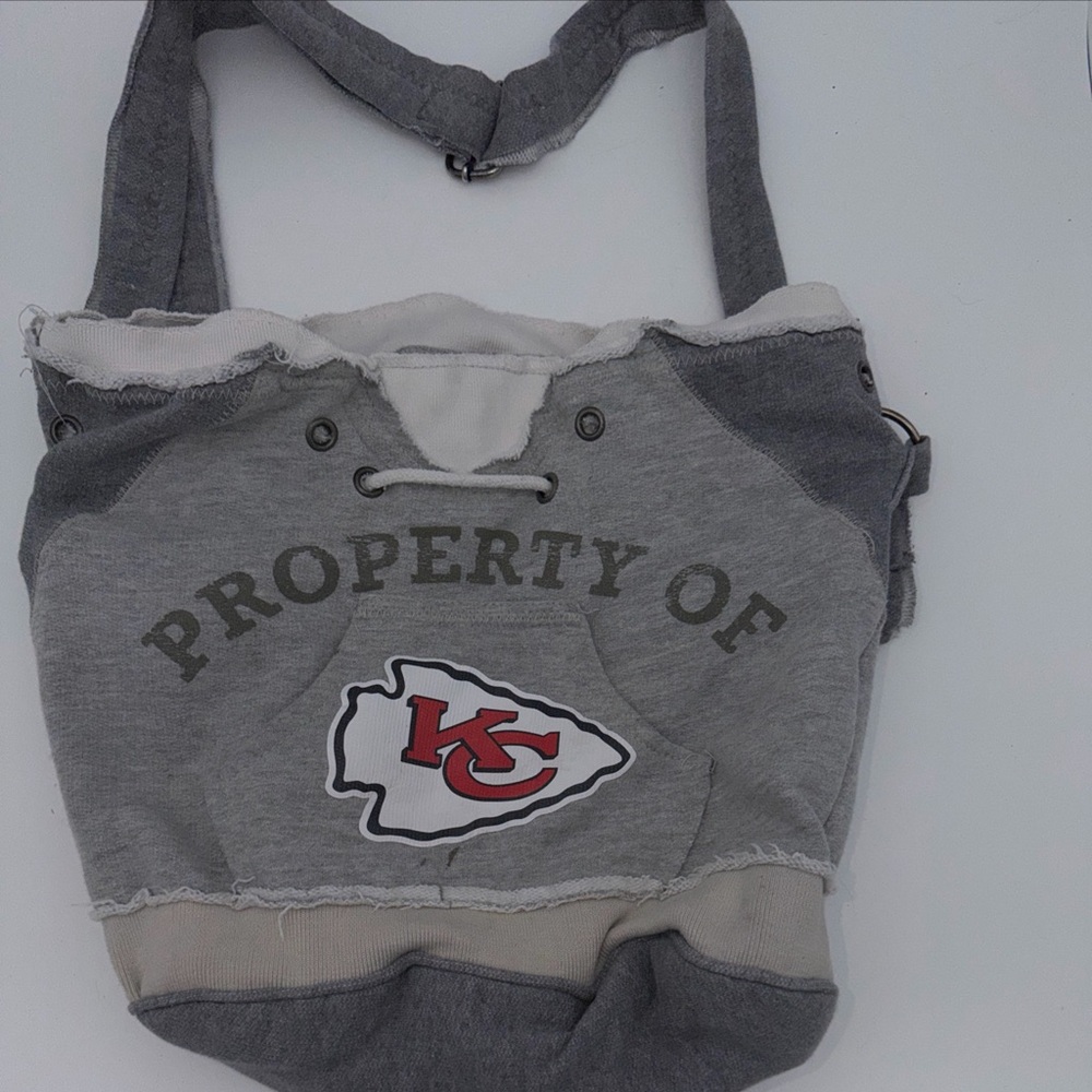 Kansas City Chiefs Grey Crossbody Bag